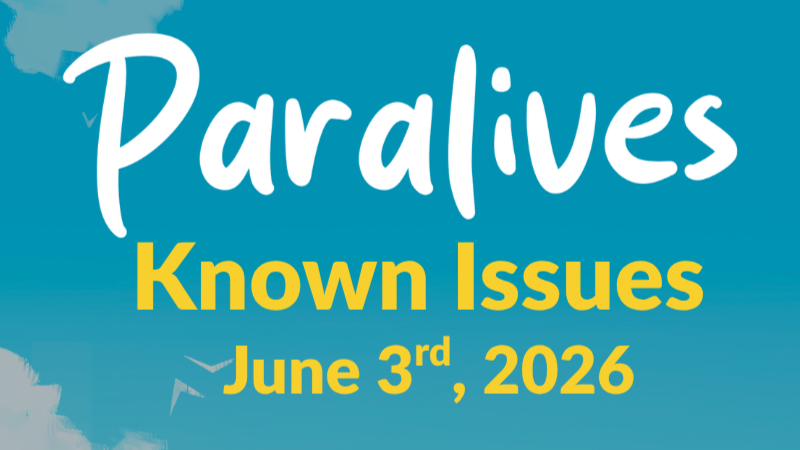 Known Issues - June 3rd, 2026