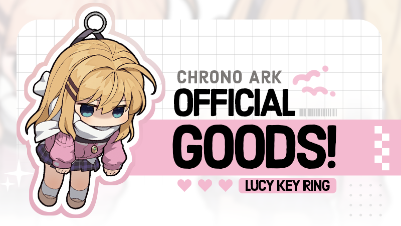 "Dangling Lucy" Acrylic Keychain Now on Sale!