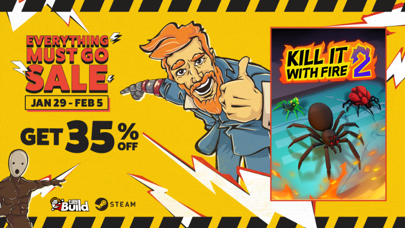Kill It With Fire 2 is 35% off with 2 Major Content Updates!