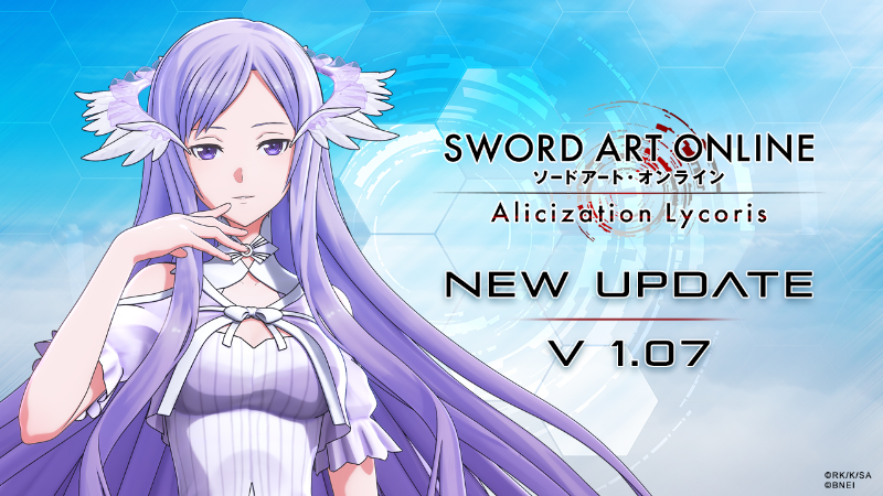 SWORD ART ONLINE Alicization Lycoris Ver1.04 Patch Notes