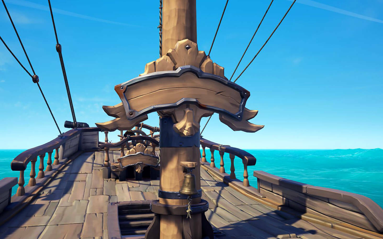 In Skull & Bones you're essentially a boat – you can't leave the helm