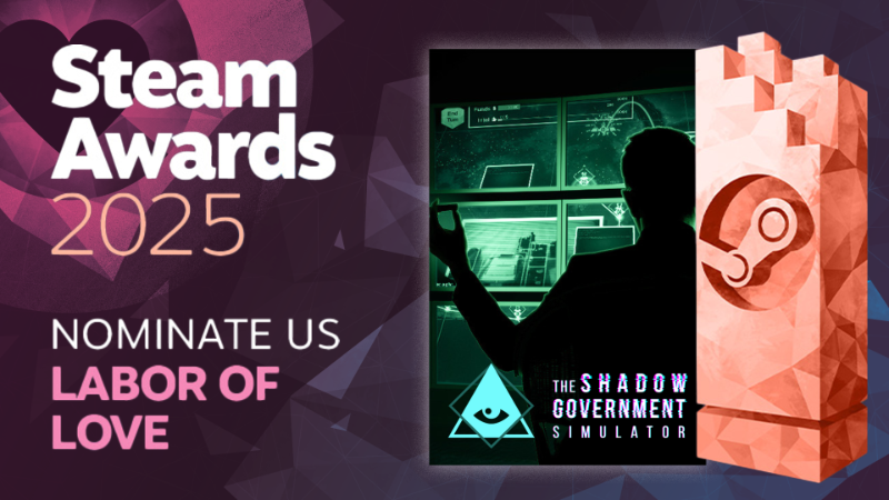 Nominated for the Steam Awards! 🏆