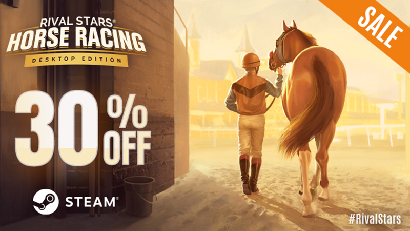 Save 30% on Rival Stars Horse Racing: Desktop Edition on Steam