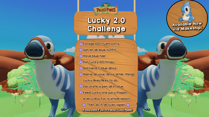 Paleo Pines - Lucky 2.0 Challenge - Steam News