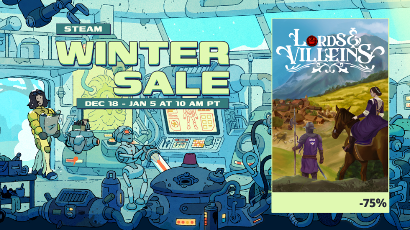 Lords and Villeins is on a Winter Sale!