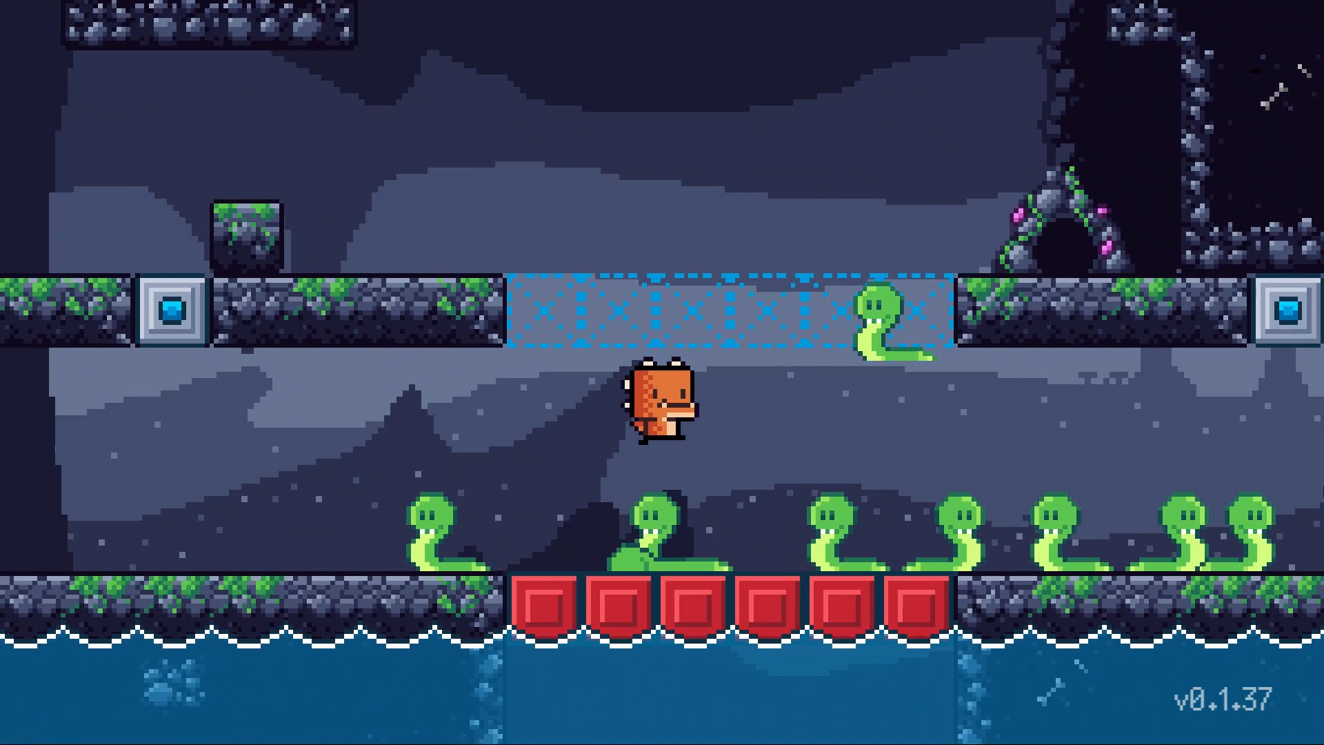 This level will force you to use the red and
