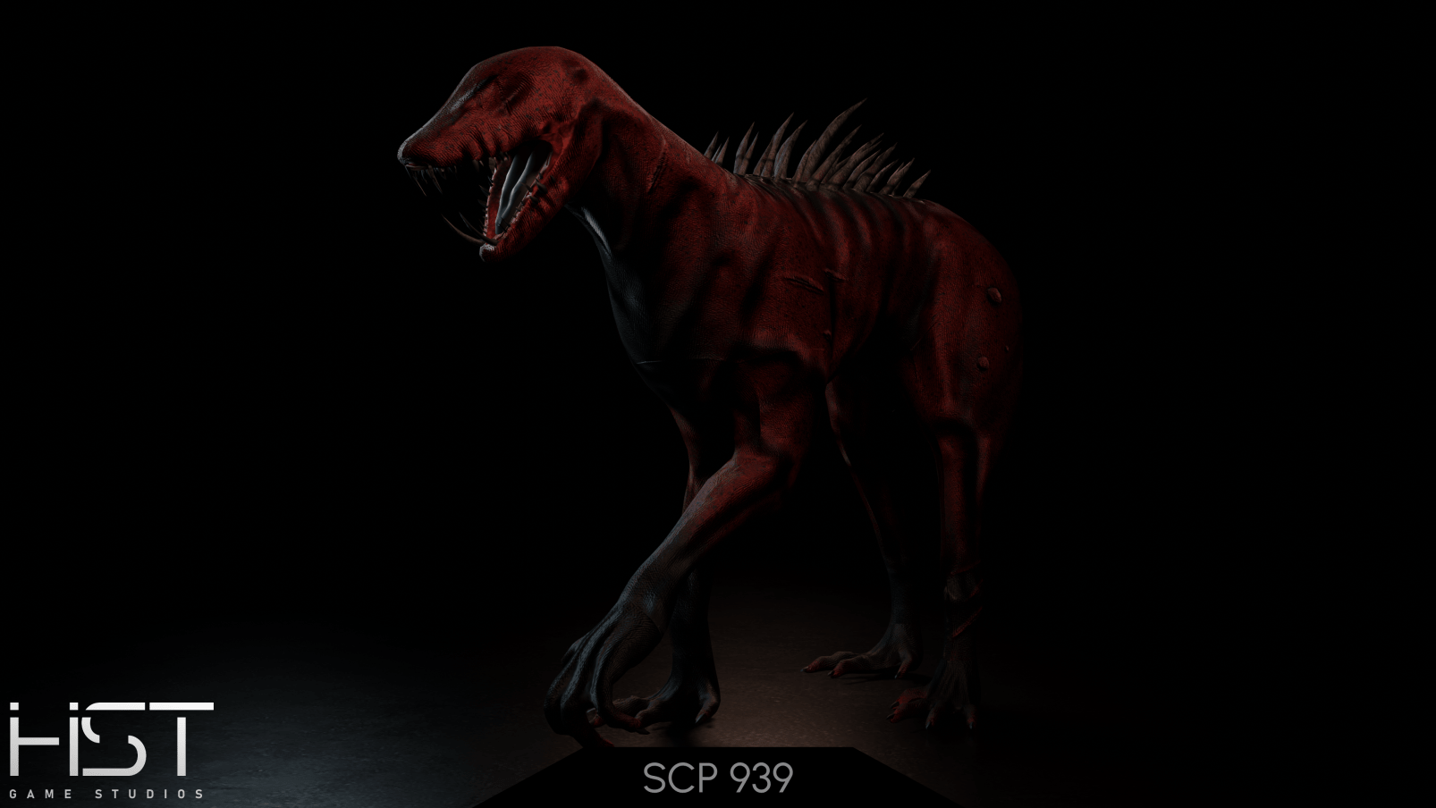 My (untextured) SCP-939 model. : r/SCP