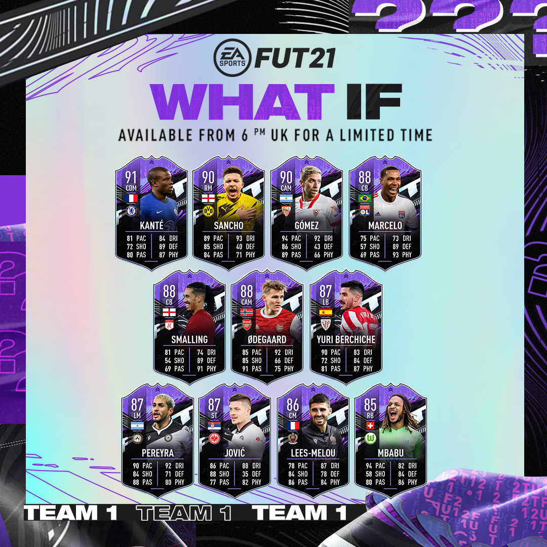 FIFA 21 - FUT e os What If