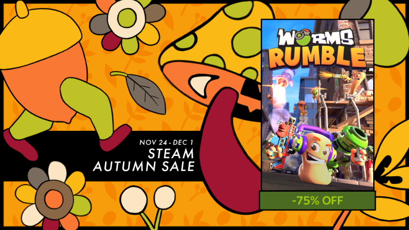 Save 90% OFF Worms Rumble!