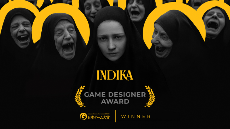 INDIKA with Game Designer Award on Japan Game Awards!