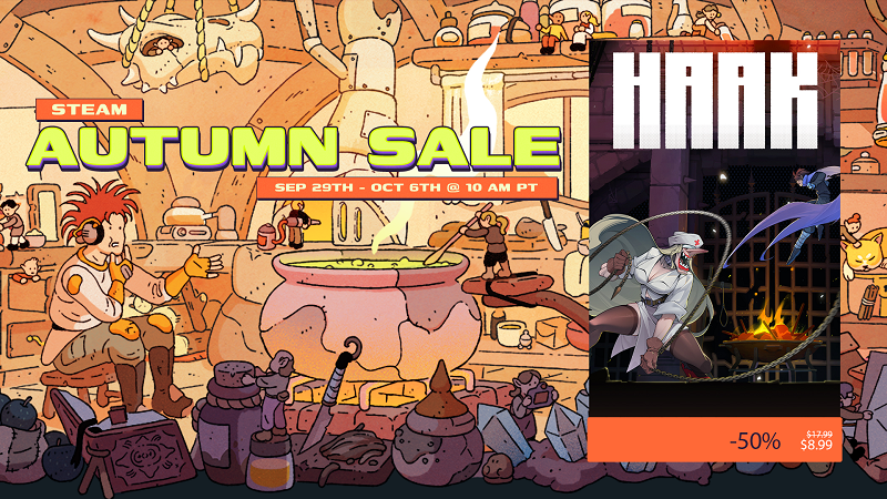 HAAK Join the Steam Autumn Sale! Enjoy a Limited-Time 50% Discount