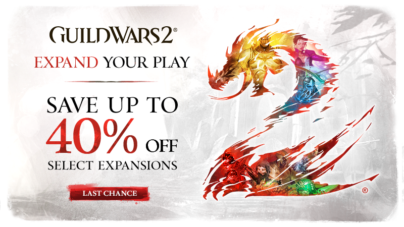 Celebrate 14 Years of Guild Wars 2 with up to 40% off Our Past Expansions