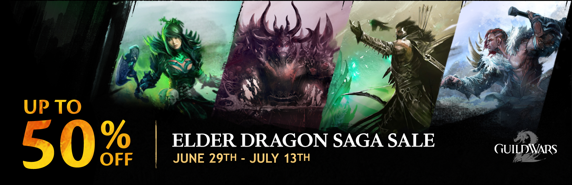 Guild Wars 2 Elder Dragon Saga Expansion Sale