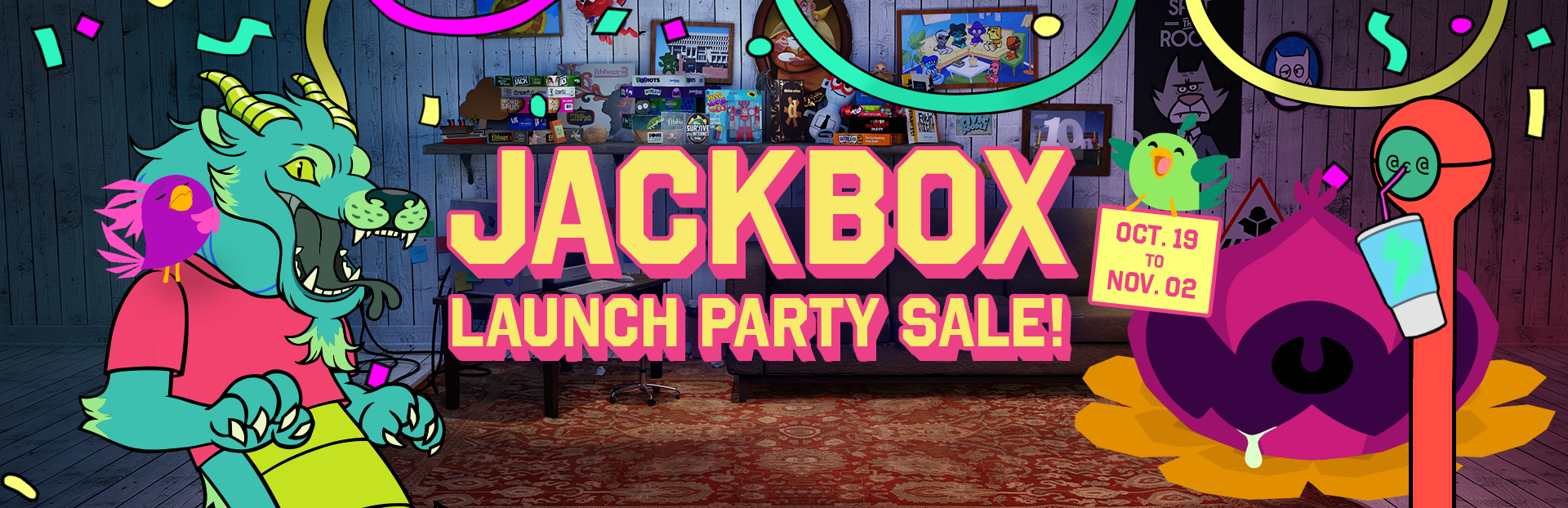 The Jackbox Party Pack 10 is available now! Celebrate with a big sale!