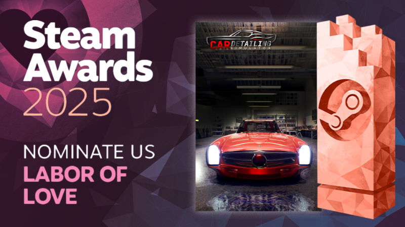 Nominated for the Steam Awards! 🏆