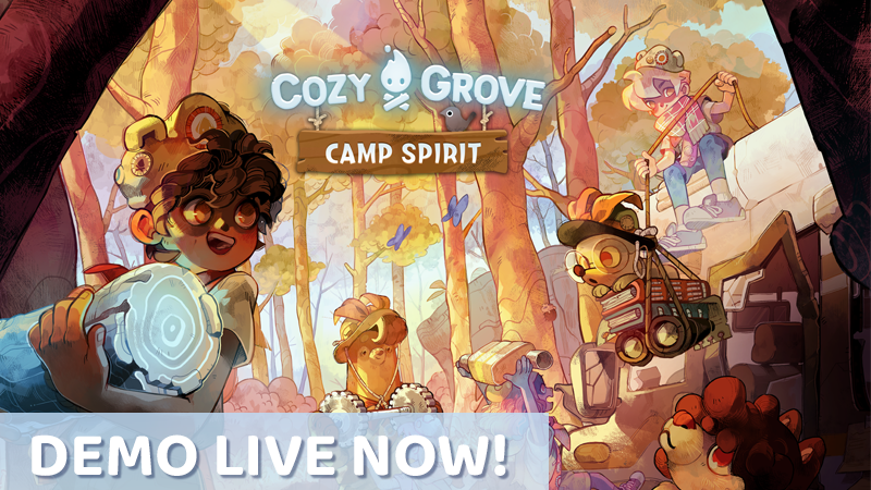 Cozy Grove: Camp Spirit launches on July 15, 2026 - playable demo now live!