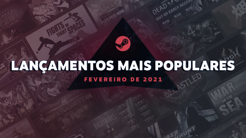 Steam: confira os jogos mais populares de fevereiro