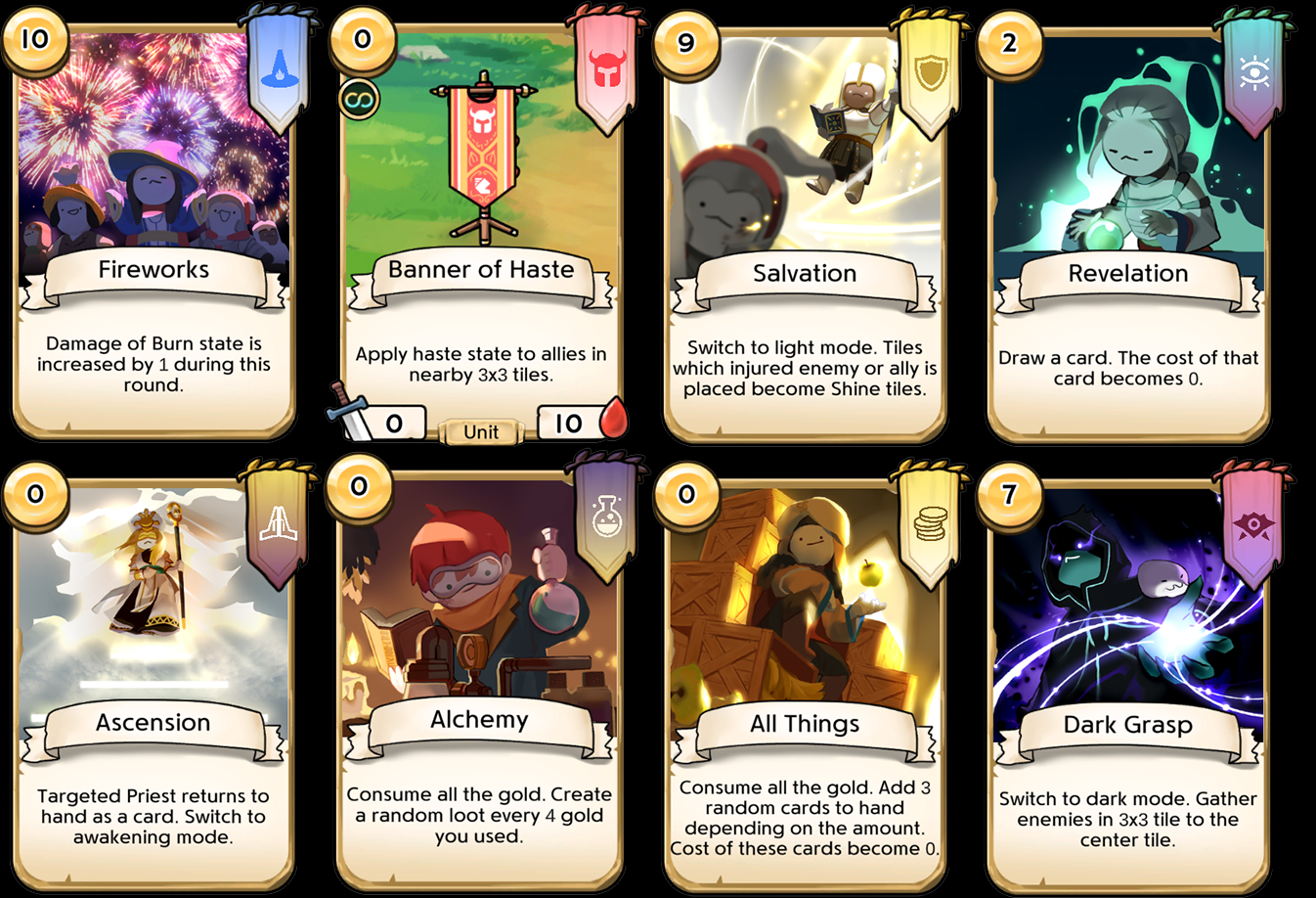 20 new cards which contain keywords added last week are added.