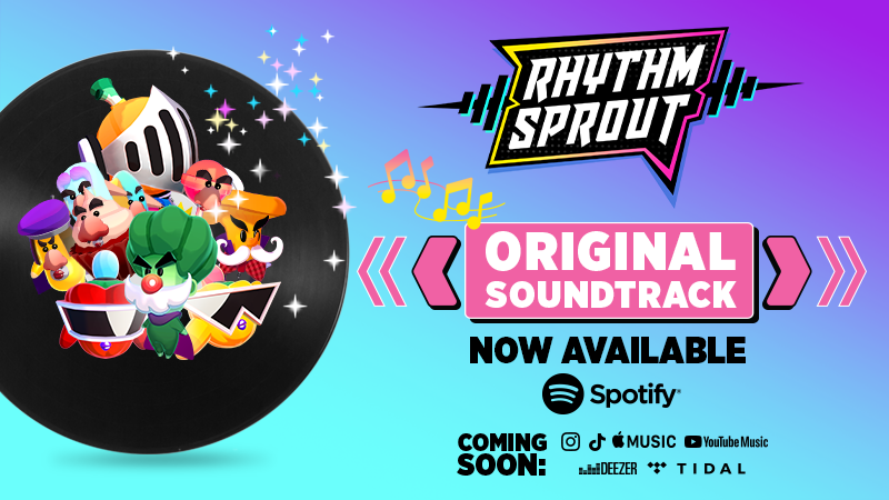 Rhythm Sprout Soundtrack is now available on Spotify!