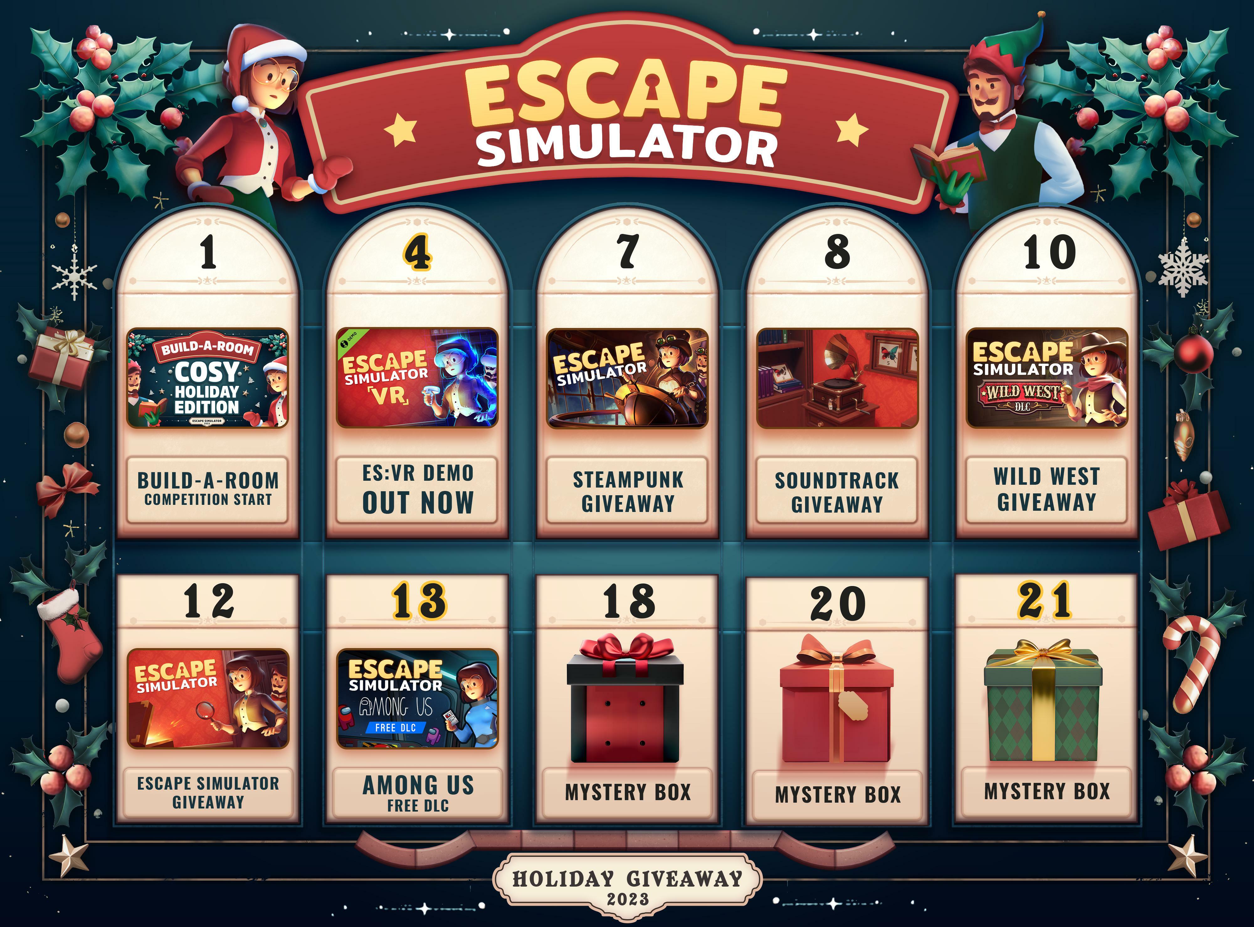 Economize 25% em Escape Simulator no Steam