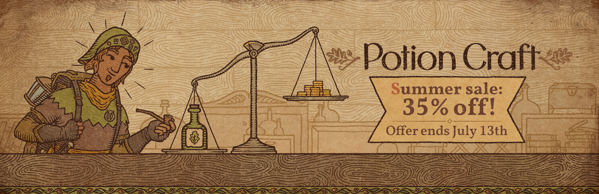 Potion Craft is 35% off!