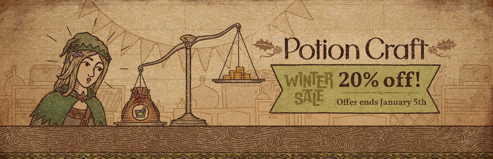 Potion Craft is 20% off!