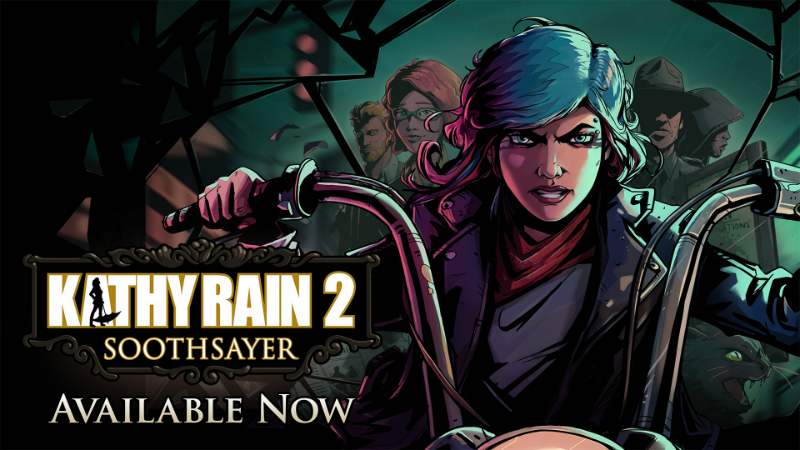 Kathy Rain 2: Soothsayer is Now Available!