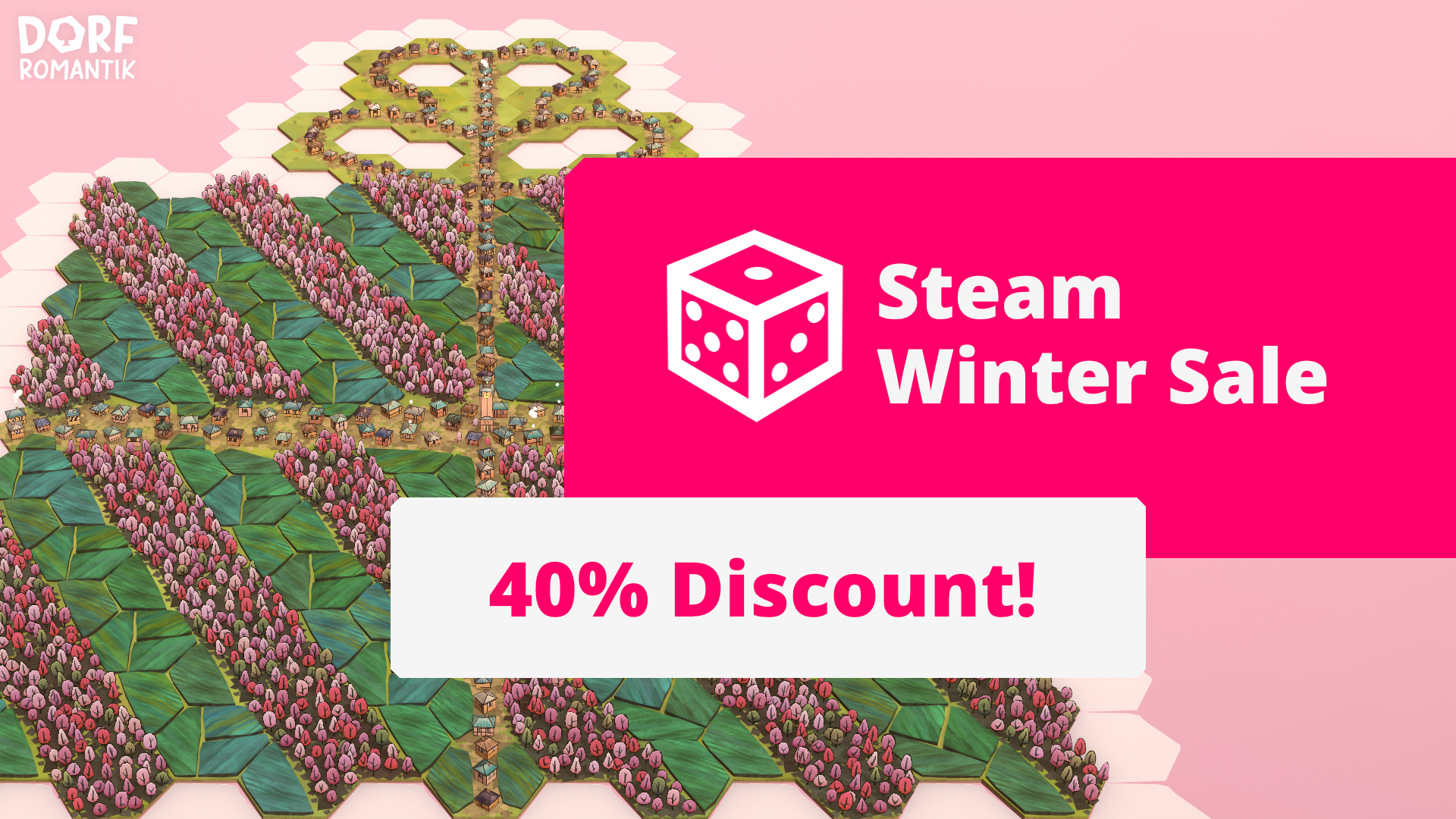 Économisez 30 % sur Dorfromantik sur Steam