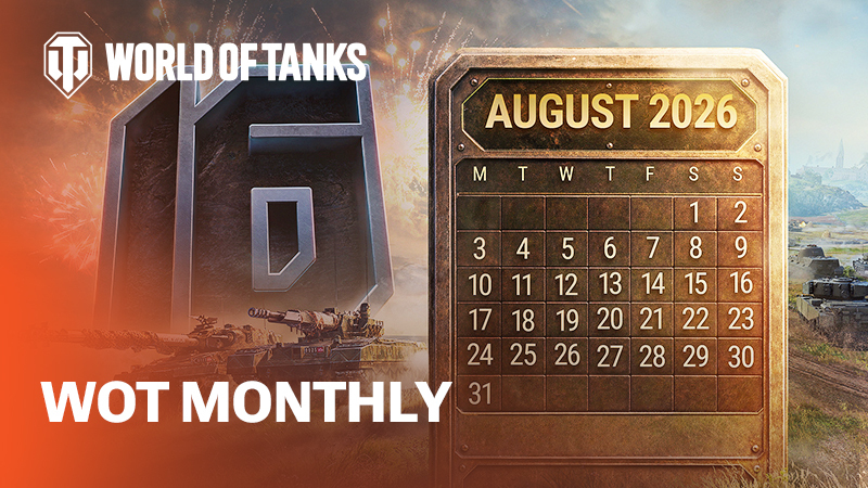 WoT Monthly: August