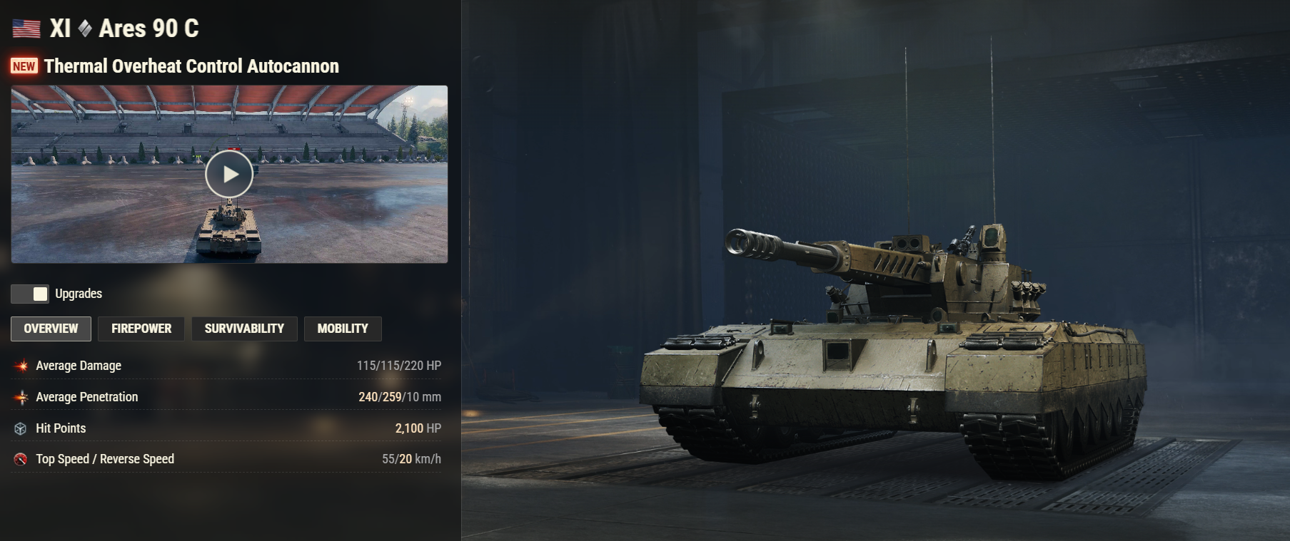 New Ares Line: U.S. Medium Tanks with a Tier XI Vehicle