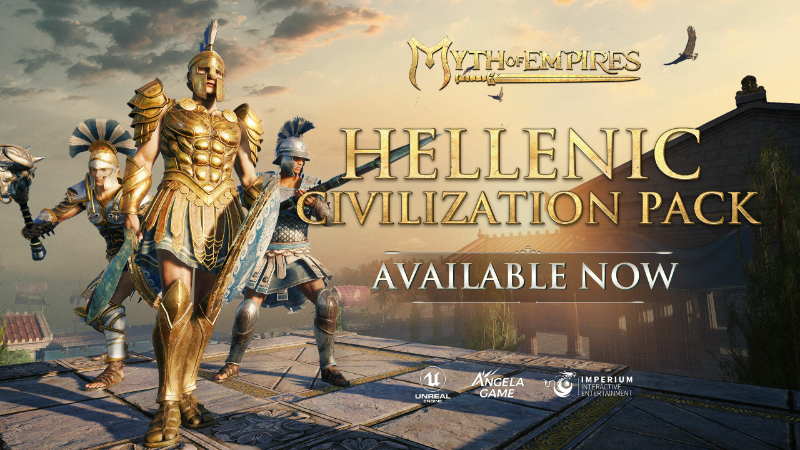 Myth of Empires - Hellenic Civilization DLC is Live! New All-time Low ...