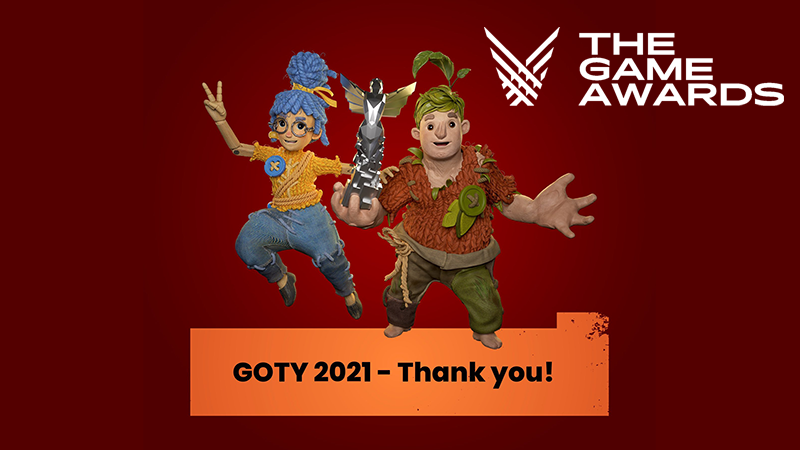 It Takes Two คว้ารางวัล Game of the Year 2021 จากงาน The Game