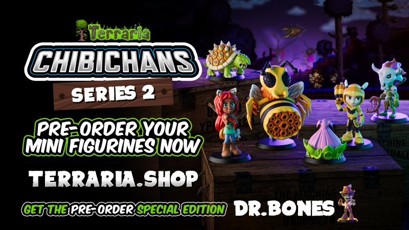 Wave 2 of Terraria Chibichans - Preorders open until April 17