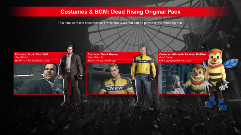 Pre-order bonus DLC now available including original Frank costume!