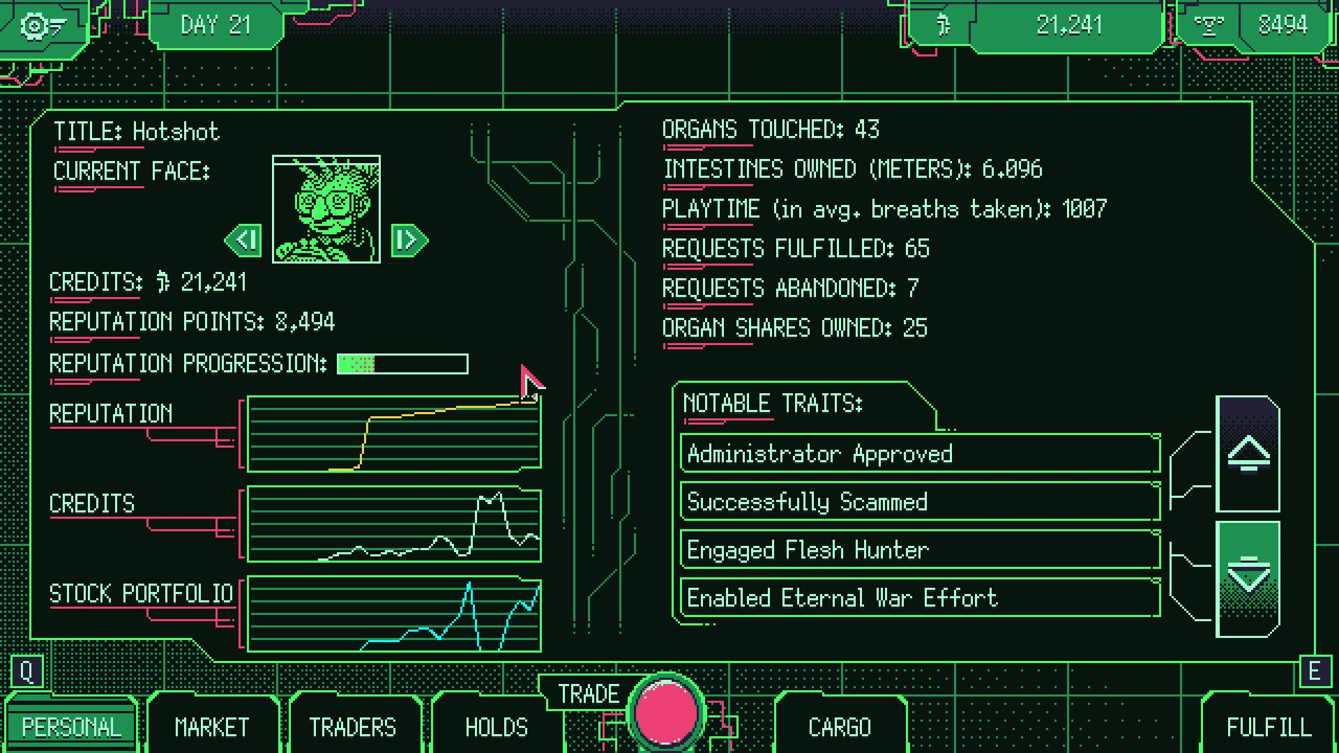 Steam Community :: Space Warlord Organ Trading Simulator