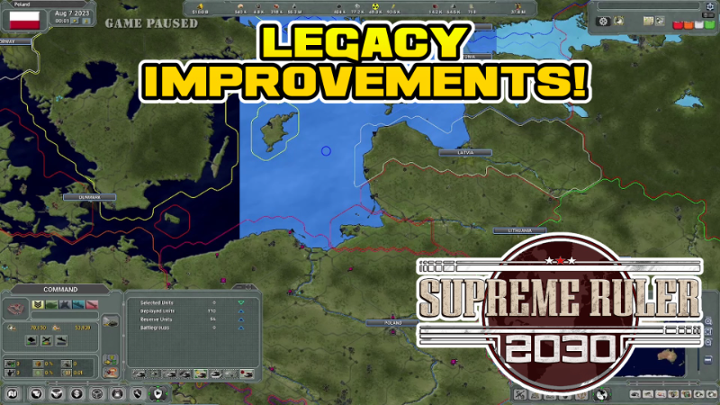 Supreme Ruler Series Updates