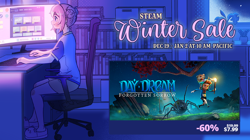 🎄✨ Daydream – 60% OFF in the Steam Winter Sale! 💫🧸