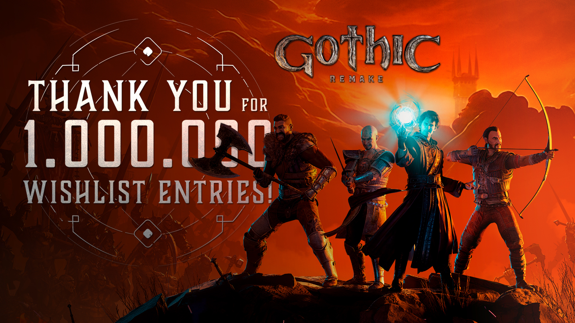 One Million Nameless Heroes: Gothic 1 Remake Surpasses 1,000,000 Wishlists