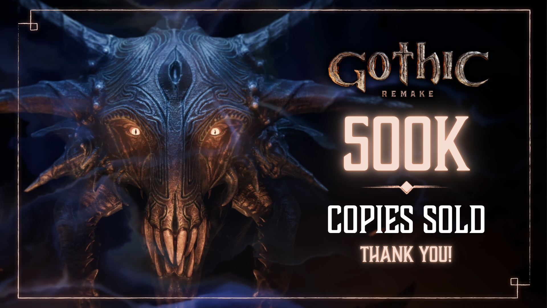 Gothic 1 Remake разошелся тиражом в 500 000 копий за первую неделю! Gothic 1 Remake разошелся тиражом в 500 000 копий за первую неделю!