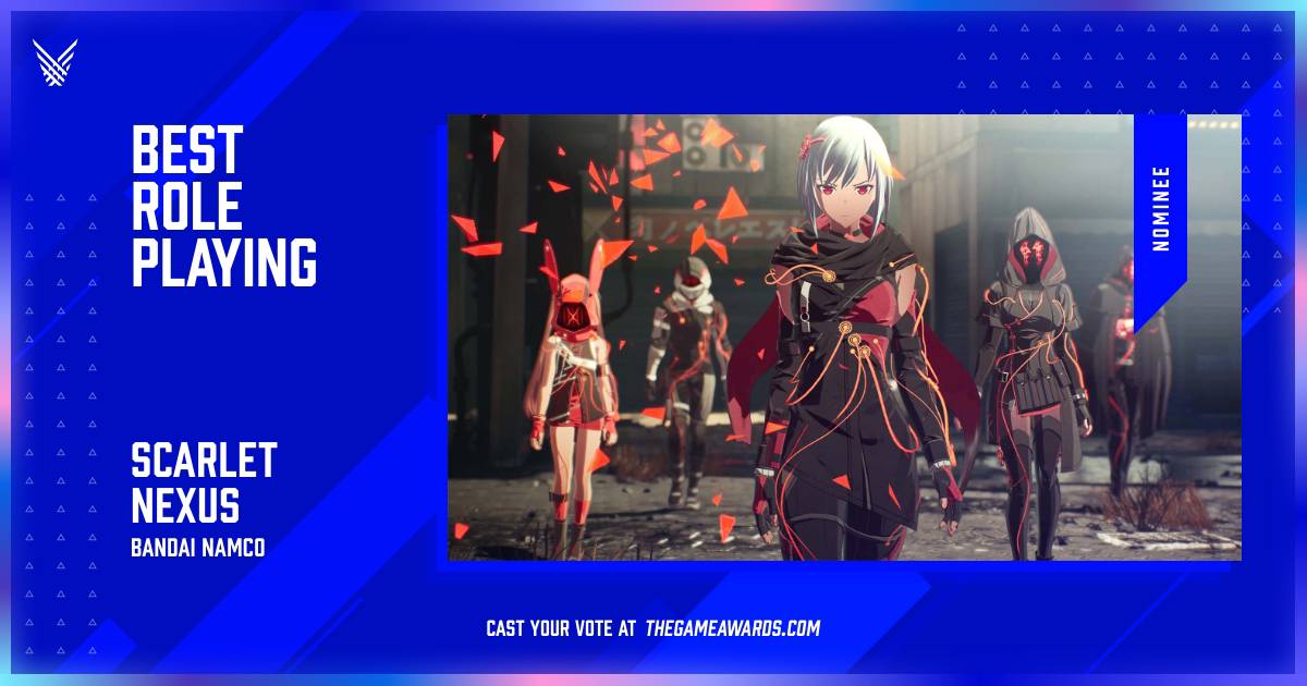 ゲームアワードの『BEST ROLE PLAYING』部門にノミネートされました!