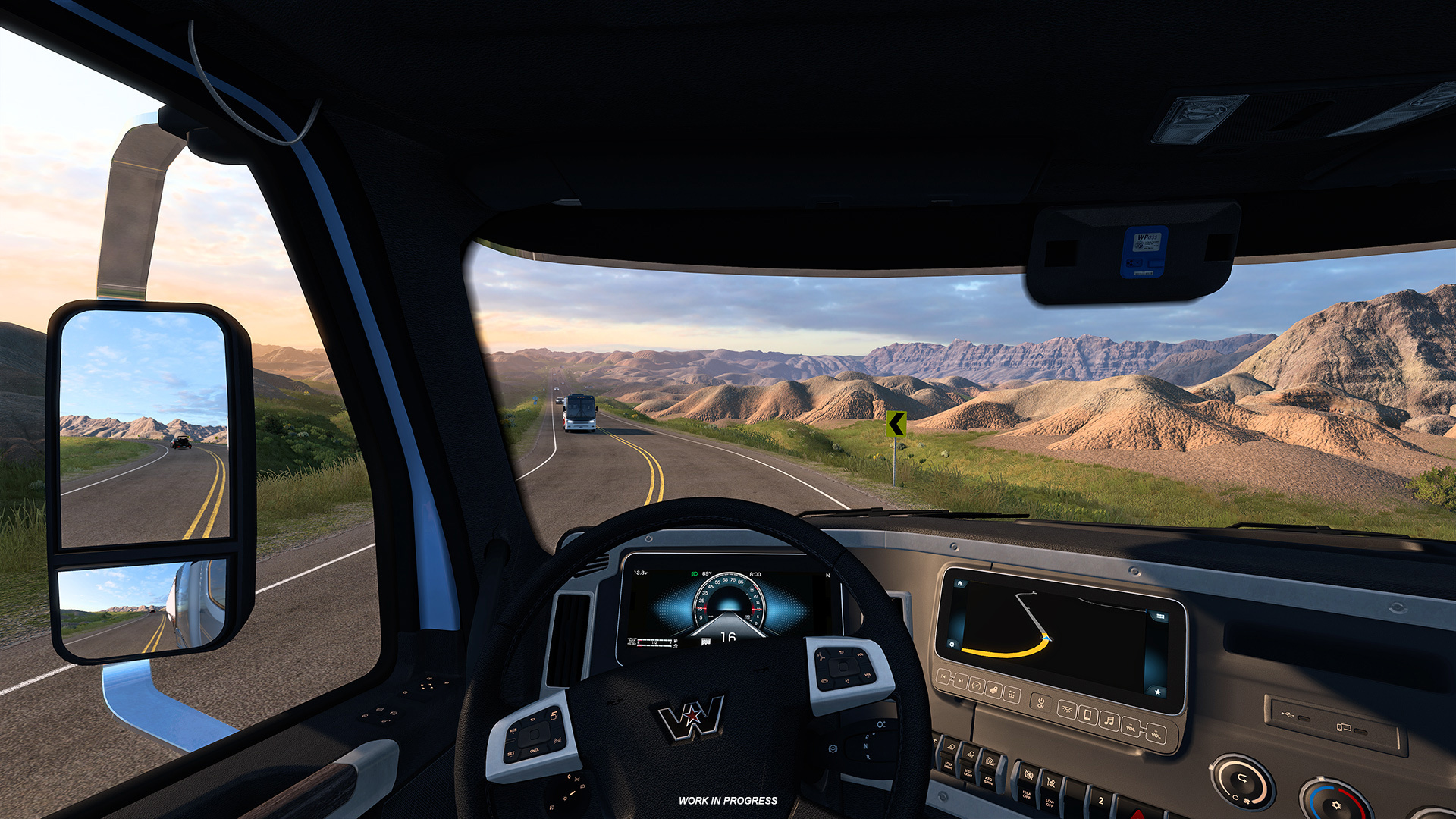 Badlands scenery