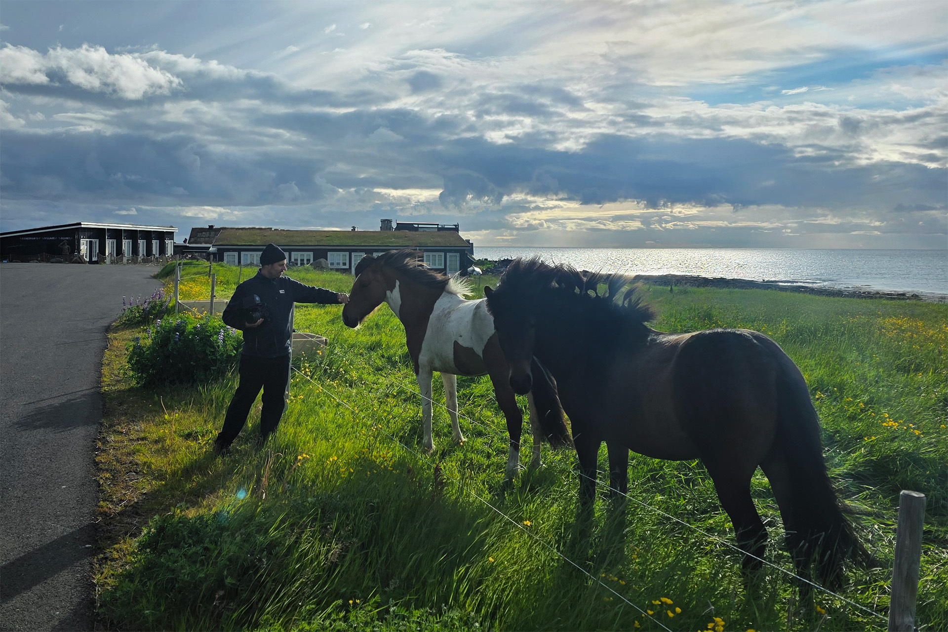 Icelandic Coastal Town