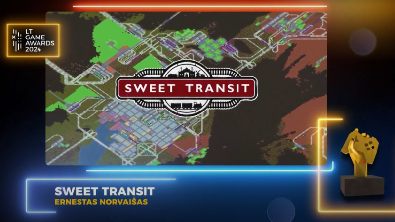 Sweet Transit wins Game of the Year at the Lithuanian Game Awards! 🏆🚂