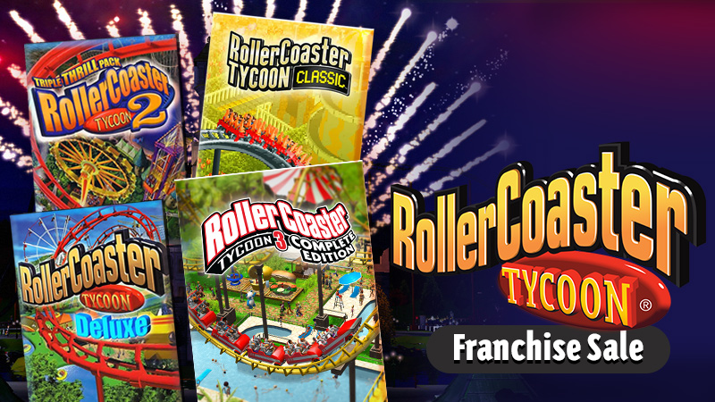 Roller Coaster Tycoon Franchise Daily Deal Sale