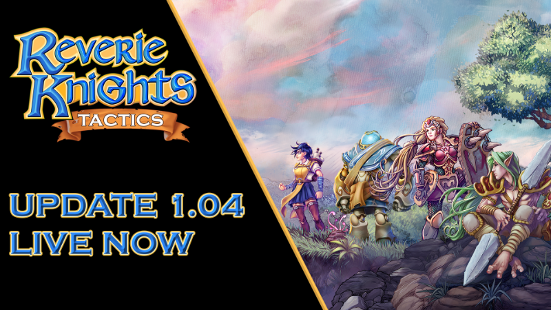 The patch 1.04 is out now, ready to fix some bugs!