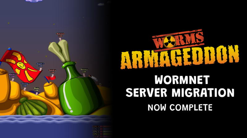 Worms Armageddon | WormNET Server Migration - Now Complete