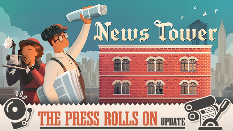The Press Rolls On Update Goes Live!