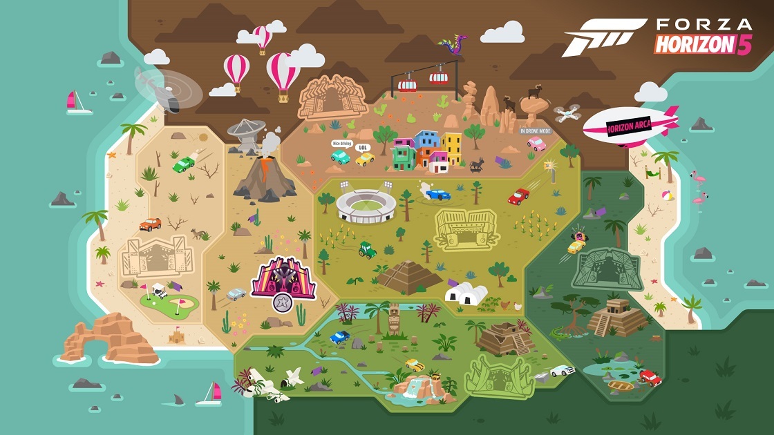 If every Forza Horizon map merged and became one map : r/forza