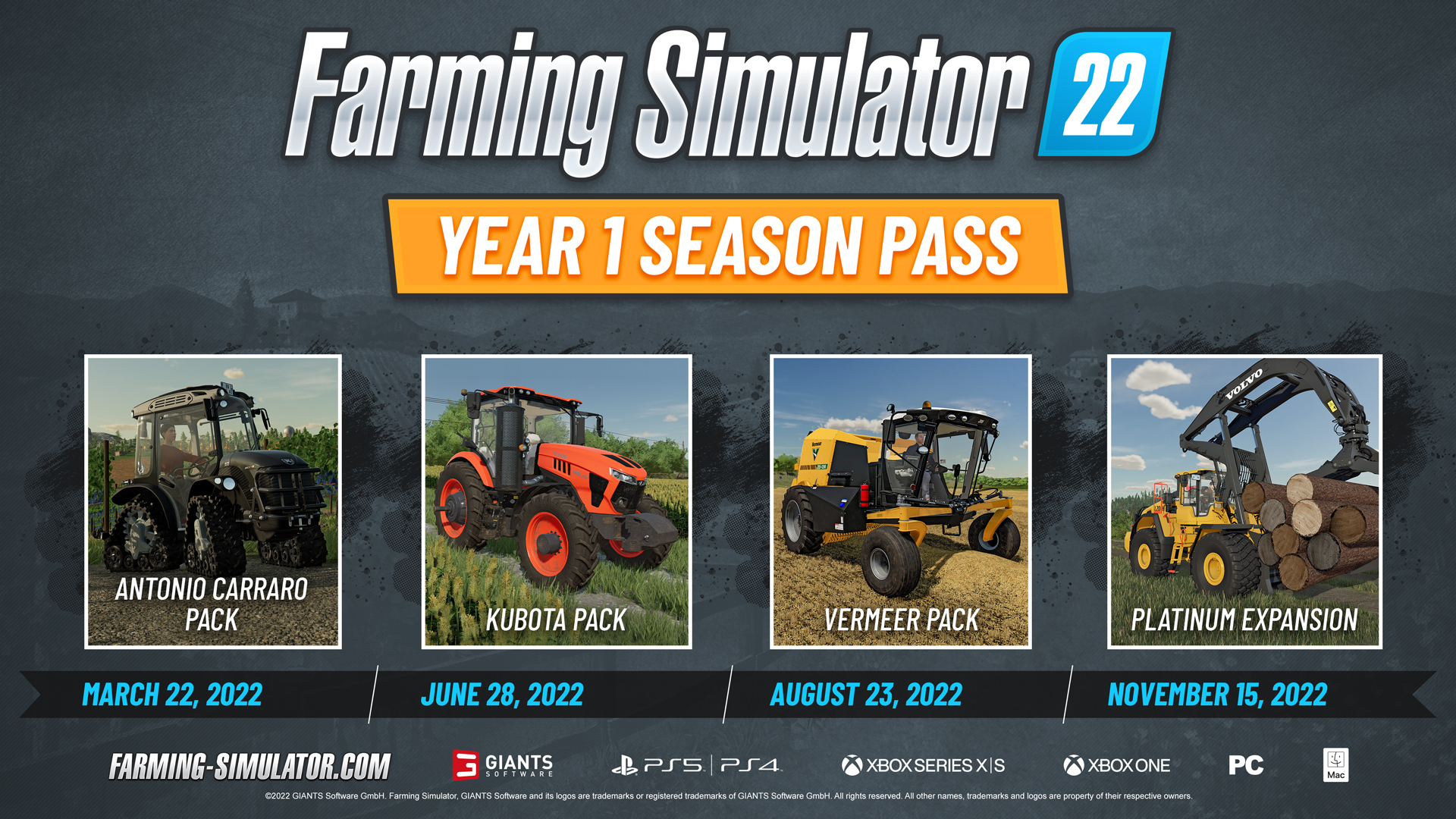 Giants Software Landwirtschafts Simulator 22 - Plat Ed, PS5