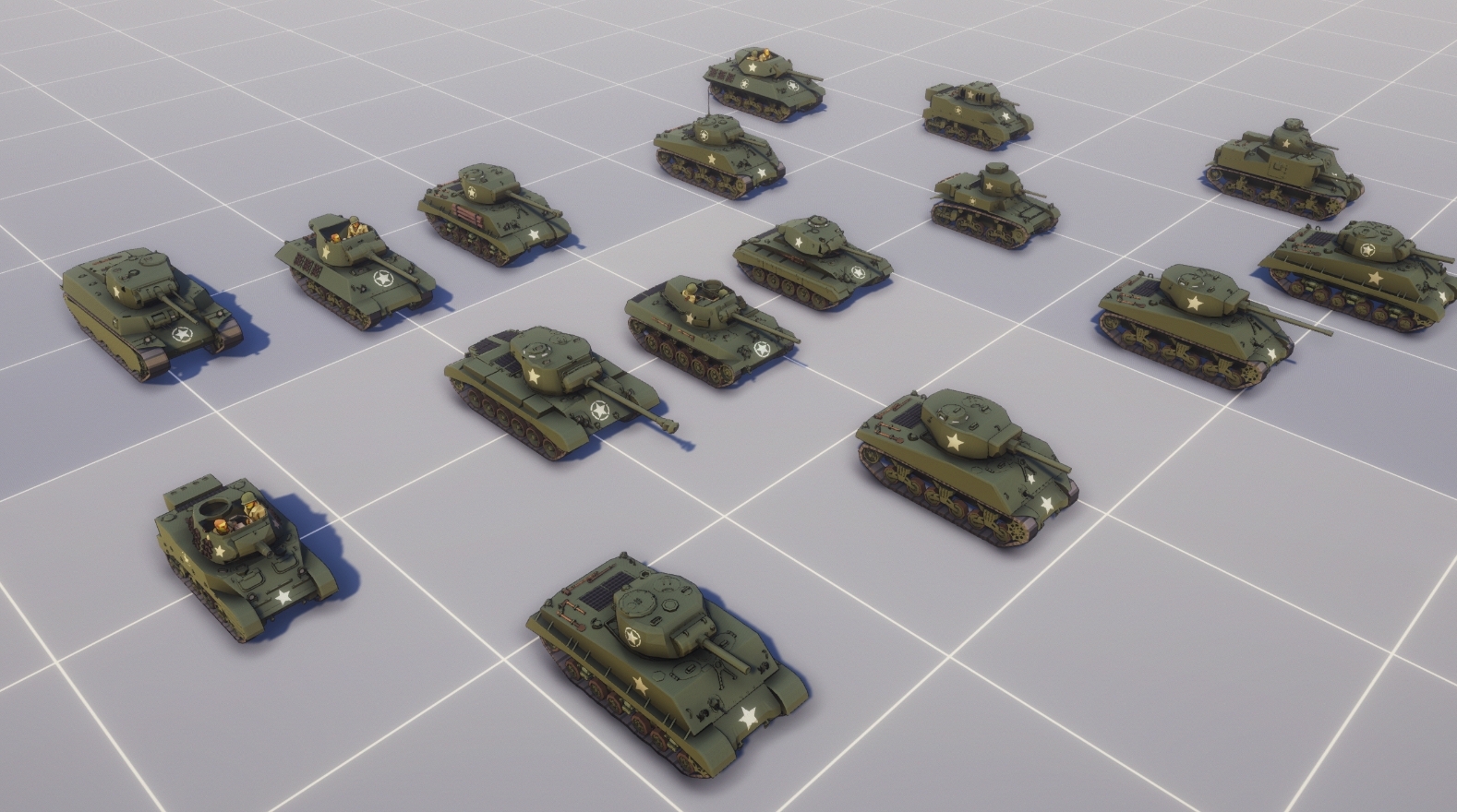 Current Progress on U.S. Faction Vehicles